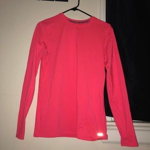 Hot pink workout shirt